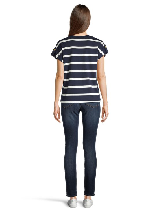 Tommy Hilfiger - Gold Button Modern t-paita - 0BB DARK NIGHT NAVY/IVORY SILK STP - photo 3 Tommy Hilfiger - Gold Button Modern t-paita - 0BB DARK NIGHT NAVY/IVORY SILK STP | Stockmann - photo 3