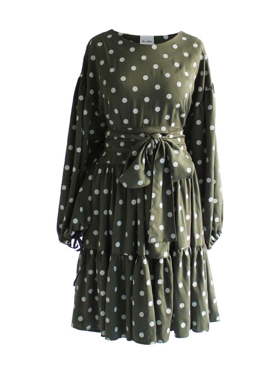 Lili Marleena - Polka Dot Midi Puff kleita - GREEN | Stockmann - photo 1