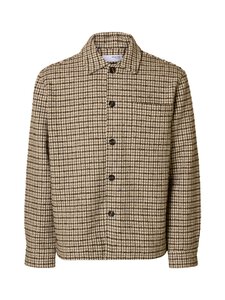 Selected - Pealissärk SlhGari Regular Fit - EGRET CHECKS:HOUNDSTOOTH MULTI | Stockmann