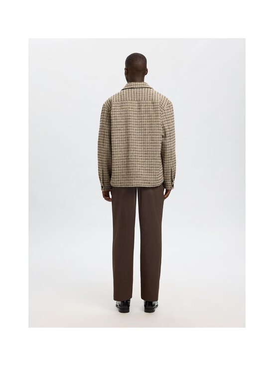 Selected - Pealissärk SlhGari Regular Fit - EGRET CHECKS:HOUNDSTOOTH MULTI | Stockmann - photo 2