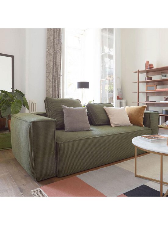 Kave Home - Blok-sohva, vihreä vakosametti L 240 cm - GREEN - photo 7 Kave Home - Blok-sohva, vihreä vakosametti L 240 cm - GREEN | Stockmann - photo 7