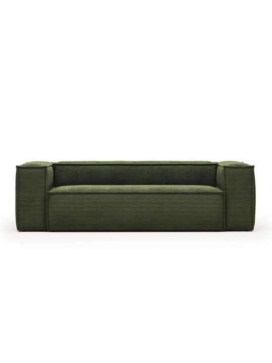 Kave Home - Blok-sohva, vihreä vakosametti L 240 cm - GREEN - photo 1 Kave Home - Blok-sohva, vihreä vakosametti L 240 cm - GREEN | Stockmann - photo 1
