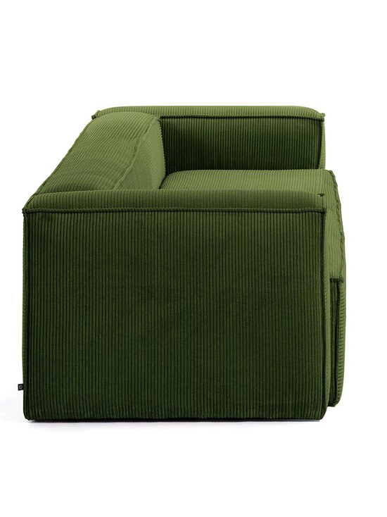 Kave Home - Blok-sohva, vihreä vakosametti L 240 cm - GREEN - photo 2 Kave Home - Blok-sohva, vihreä vakosametti L 240 cm - GREEN | Stockmann - photo 2