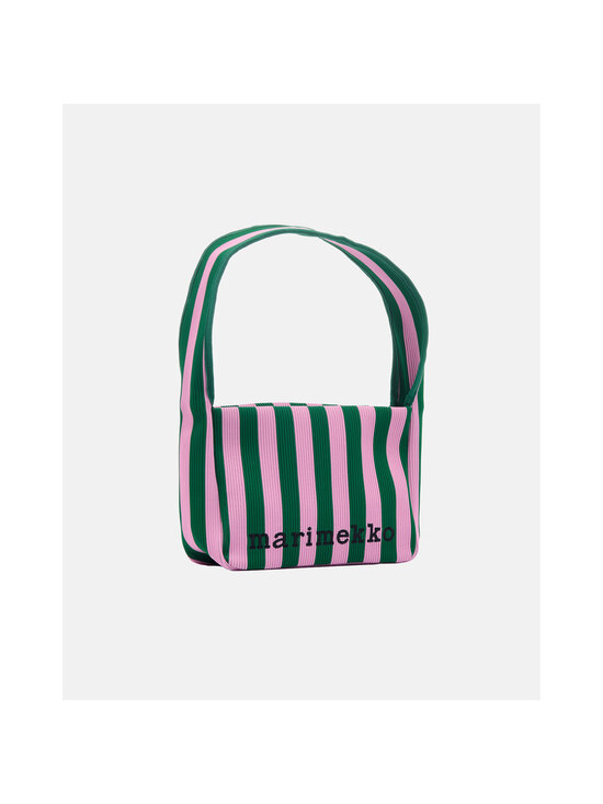 Marimekko - Knitted Merirosvo -olkalaukku - 360 PINK, DARK GREEN | Stockmann - photo 3