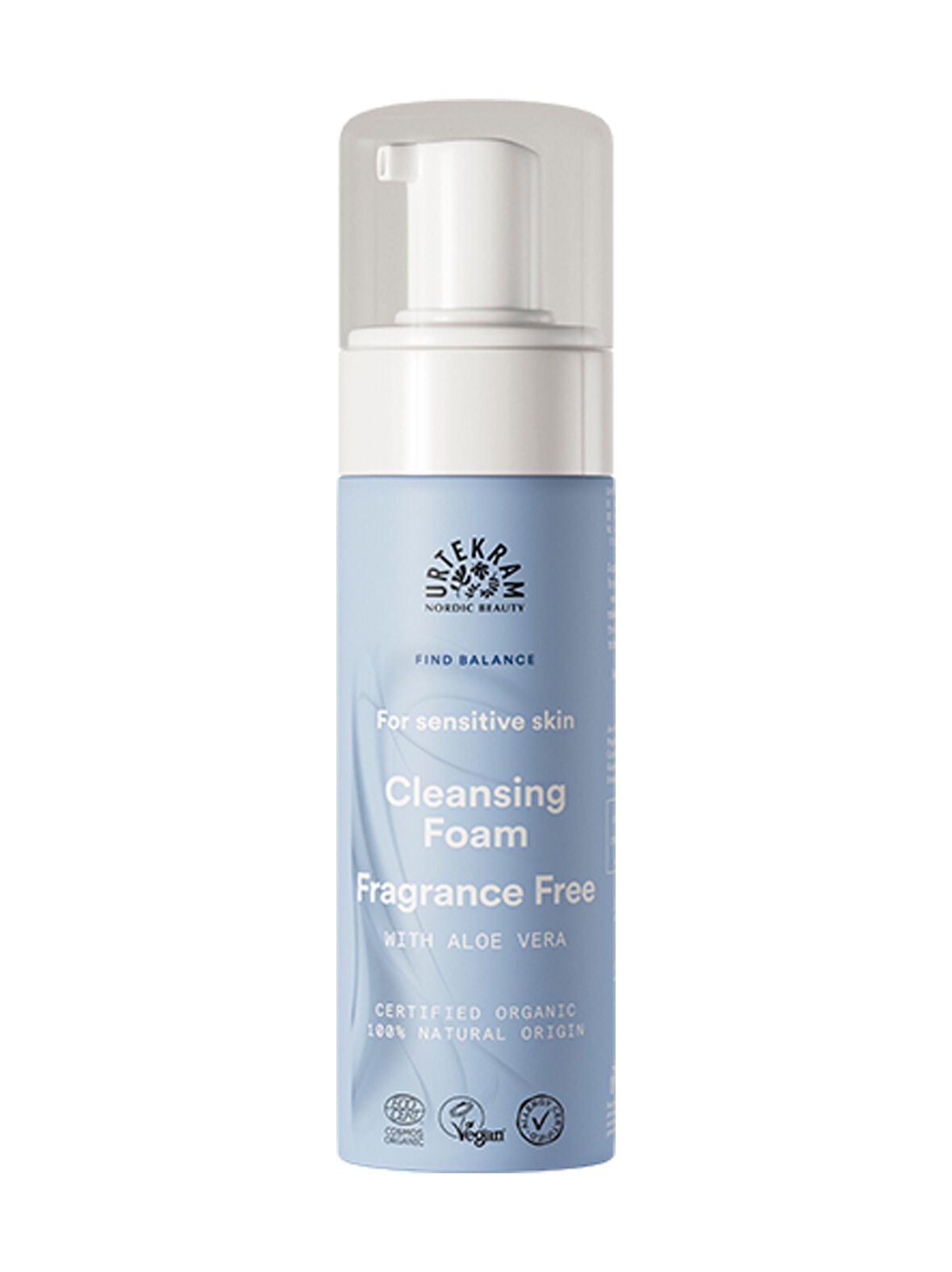 Organic gentle facial cleansing foam -puhdistusvaahto