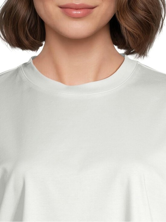 Róhe - Oversized Cotton Silk -trikoopaita - 112_310 OFF WHITE | Stockmann - photo 4