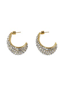 PEARL OCTOPUSS.Y - Small Crescent-korvakorut - GOLD/CLEAR | Stockmann