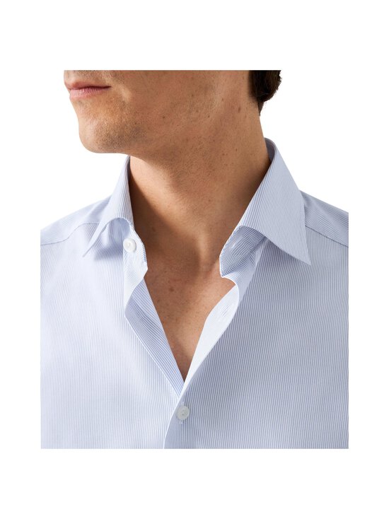 Eton - Slim Fit Stripe Cut Away Collar -kauluspaita - DARK BLUE | Stockmann - photo 6