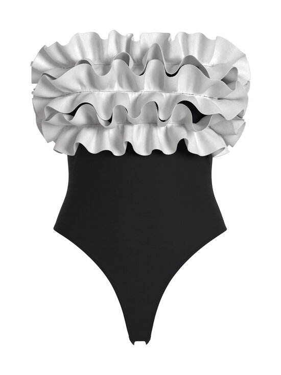 Vila - ViTove-body - BLACK DETAIL:WHITE ORGENZA | Stockmann - photo 1