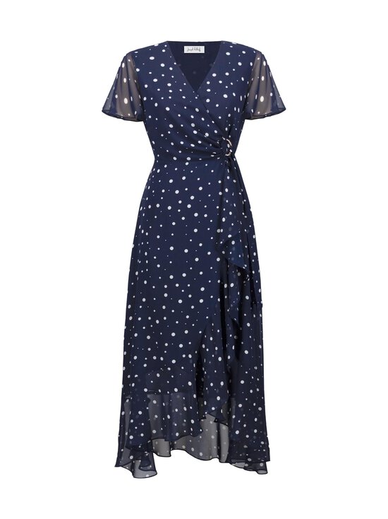 Joseph Ribkoff - Chiffon Print Wrap- mekko - 2229 MIDNIGHT BLUE/VANILLA | Stockmann - photo 1