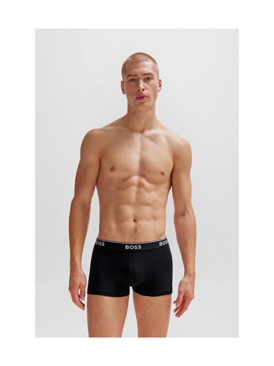 BOSS - Power Trunk - bokserit 3-pack - 001 BLACK - photo 2 BOSS - Power Trunk - bokserit 3-pack - 001 BLACK | Stockmann - photo 2