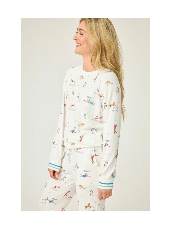 Pj Salvage - Cathletics-pyjamapaita ja pyjamahousut - 102 OFF WHITE - photo 3 Pj Salvage - Cathletics-pyjamapaita ja pyjamahousut - 102 OFF WHITE | Stockmann - photo 3