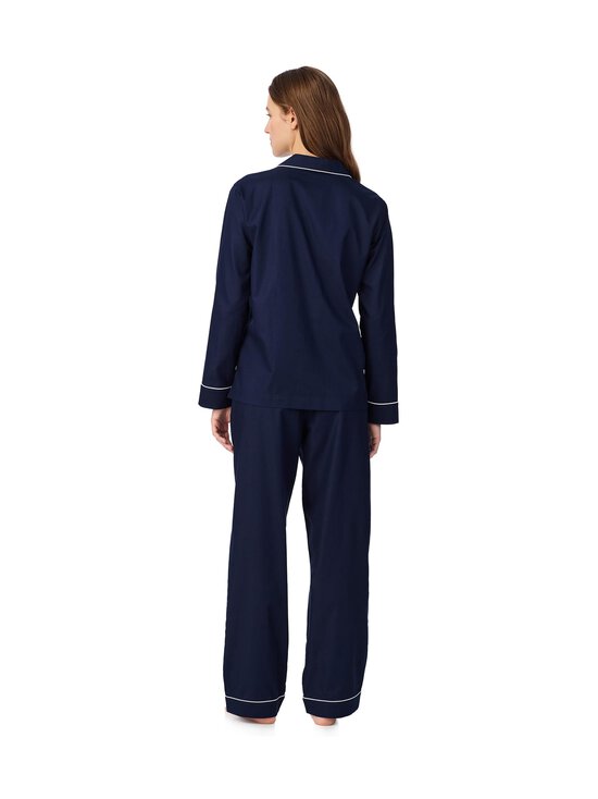 Lauren Ralph Lauren - Notch Collar Long -pyjama - 400 NAVY | Stockmann - photo 2