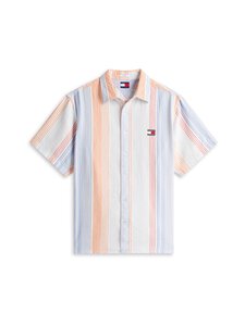 Tommy Jeans - TJM Relaxed Fit Stripe -kauluspaita - YBH ANCIENT WHITE STRIPES | Stockmann