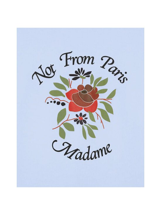 Drôle de Monsieur - Slogan Rose t-paita - LIGHT BLUE | Stockmann - photo 3