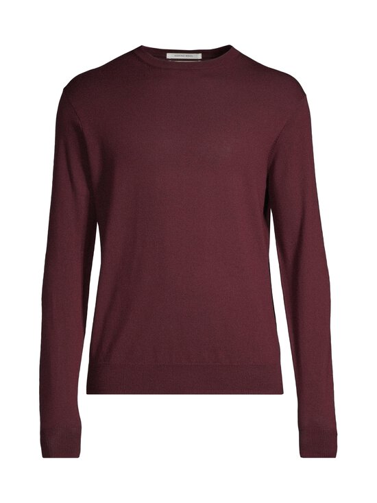 ESSENTIALS by Stockmann - Ethan-merinoneulepaita - AUBERGINE 171614 | Stockmann - photo 1