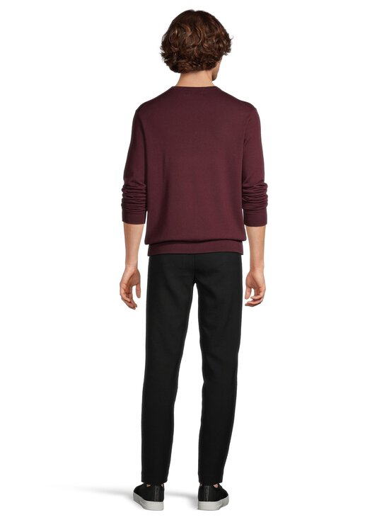 ESSENTIALS by Stockmann - Ethan-merinoneulepaita - AUBERGINE 171614 | Stockmann - photo 3
