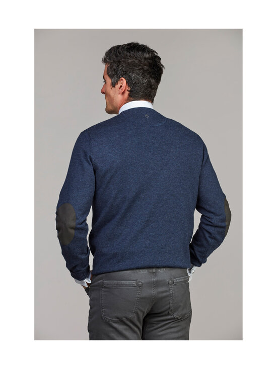 HANSEN&JACOB - Kudum Crew Neck E-Patch - DARK BLUE 47 | Stockmann - photo 2
