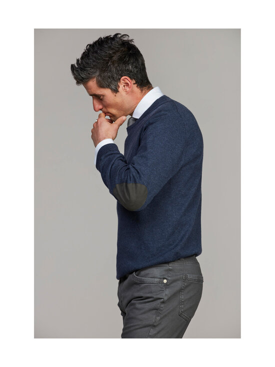 HANSEN&JACOB - Kudum Crew Neck E-Patch - DARK BLUE 47 | Stockmann - photo 3