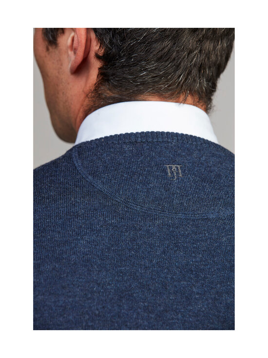 HANSEN&JACOB - Kudum Crew Neck E-Patch - DARK BLUE 47 | Stockmann - photo 5