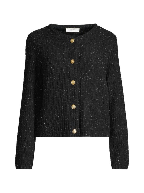 NOOM - Jasmin Cropped Structure -neuletakki - BLACK MEL MCXYO1 C100 | Stockmann - photo 1