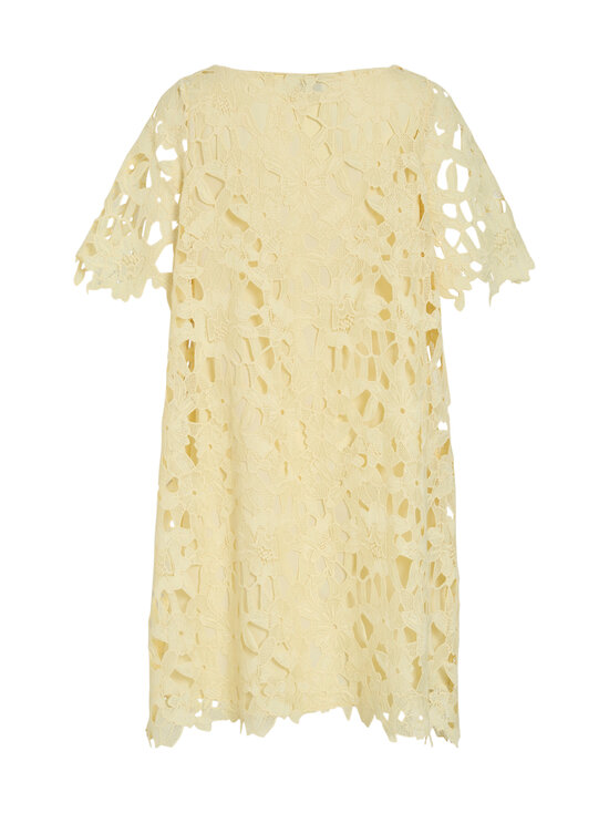 Vila - Visienna Boatneck 3/4 -lyhyt pitsimekko - PASTEL YELLOW | Stockmann - photo 2