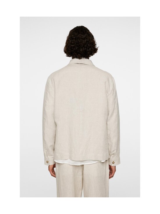 J.Lindeberg - Julius-pellavapäällyspaita - U029 MOONBEAM - photo 3 J.Lindeberg - Julius-pellavapäällyspaita - U029 MOONBEAM | Stockmann - photo 3