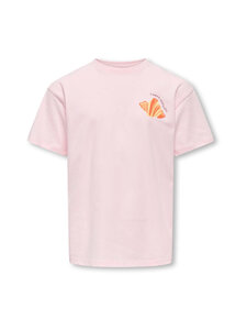 KIDS ONLY - KogCarina Life Loose t-krekls - BARELY PINK PRINT:AMALFI | Stockmann