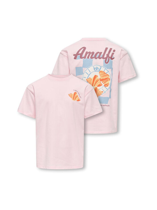 KIDS ONLY - KogCarina Life Loose t-krekls - BARELY PINK PRINT:AMALFI | Stockmann - photo 3
