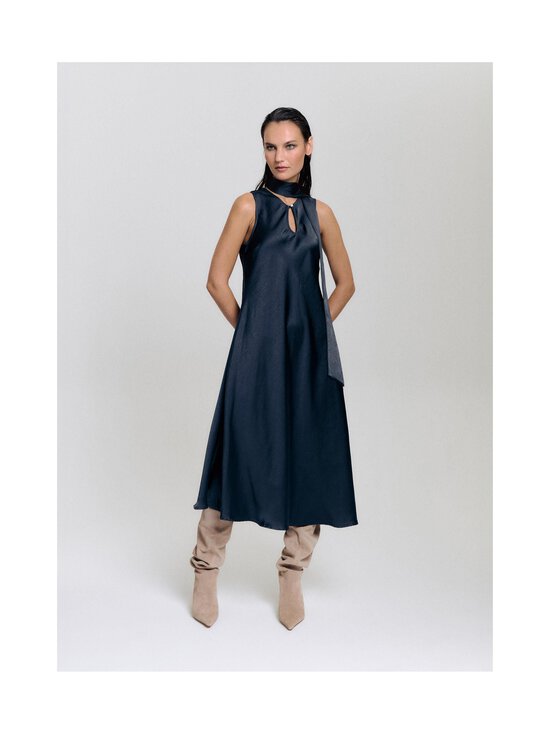 Ida Sjöstedt - Shonda satīna kleita - NAVY - photo 2 Ida Sjöstedt - Shonda satīna kleita - NAVY | Stockmann - photo 2
