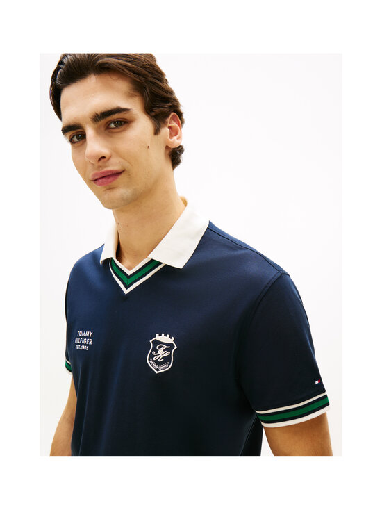 Tommy Hilfiger - V Neck Relaxed Fit polo krekls - DW5 DESERT SKY | Stockmann - photo 4