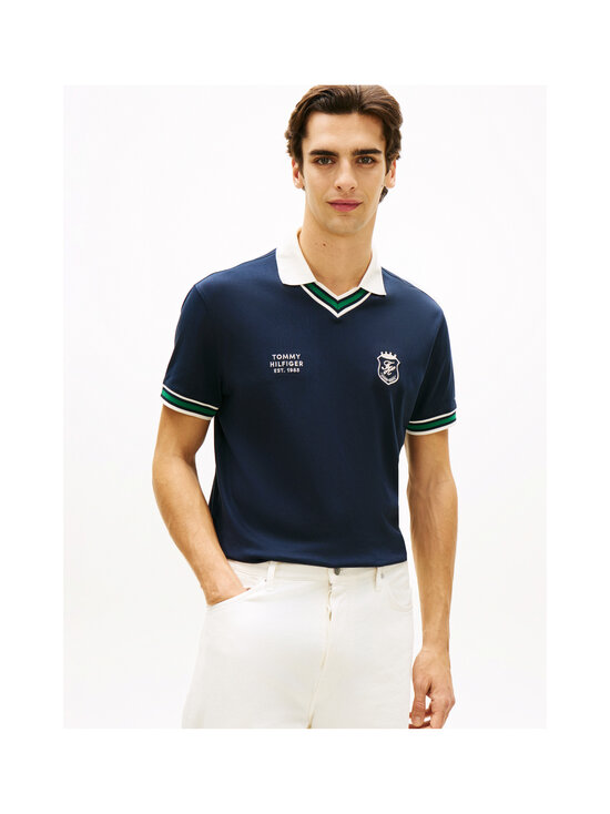 Tommy Hilfiger - V Neck Relaxed Fit polo krekls - DW5 DESERT SKY | Stockmann - photo 5