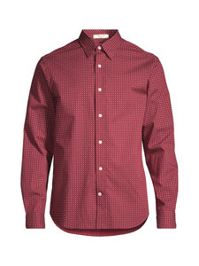 GANT - Triiksärk Regular Micro Print - 604 PLUMPED RED | Stockmann
