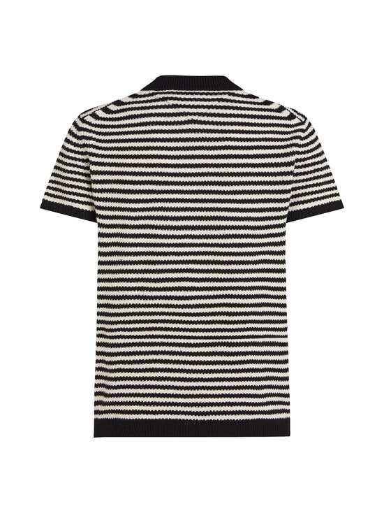 Tommy Hilfiger - Knitted Textured -pikeepaita - 0A4 DESERT SKY / IVORY PETAL - photo 2 Tommy Hilfiger - Knitted Textured -pikeepaita - 0A4 DESERT SKY / IVORY PETAL | Stockmann - photo 2