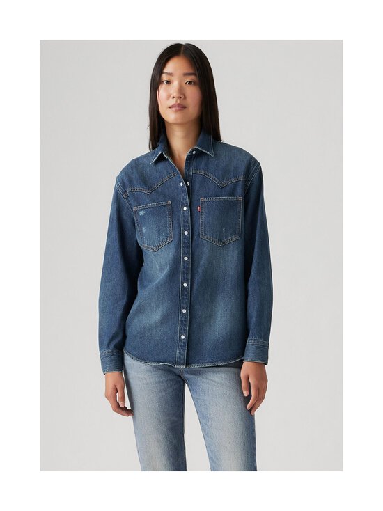 Levi's - Teodora Western džinsa krekls - 246 MED INDIGO - WORN IN - photo 3 Levi's - Teodora Western džinsa krekls - 246 MED INDIGO - WORN IN | Stockmann - photo 3