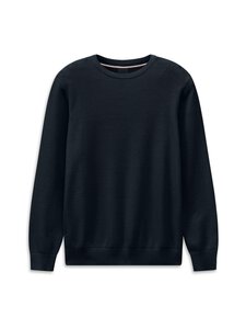 Bugatti - Textured Cotton -neulepaita - 390 NAVY BLUE | Stockmann