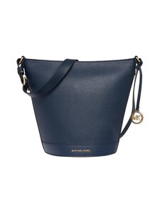 Michael Michael Kors - Townsend Medium Bucket Messenger -nahkalaukku - NAVY 406 | Stockmann