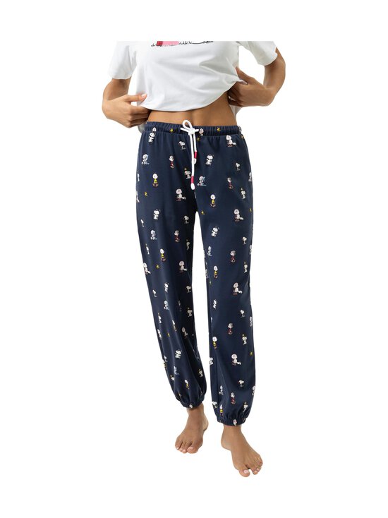 Mey - Peanuts x Mey  -pyjamahousut - YACHT BLUE 668 | Stockmann - photo 2