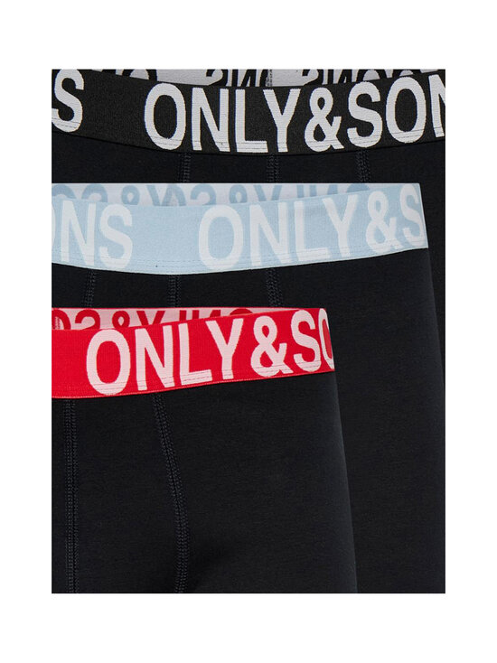 Only & Sons - OnsFiz Solid bokseršorti 3-gab. - BLACK PACK:COLORFUL WASITBAND | Stockmann - photo 3