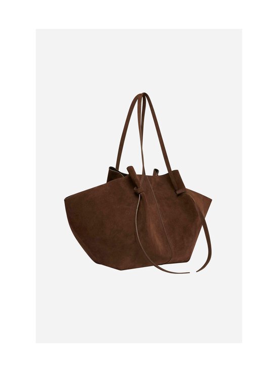 YUZEFI - Large Mochi Suede -nahkalaukku - CHOCOLATE | Stockmann - photo 2