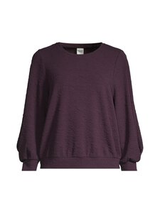 NOOM - Odette Textured -trikoopusero - AUBERGINE | Stockmann