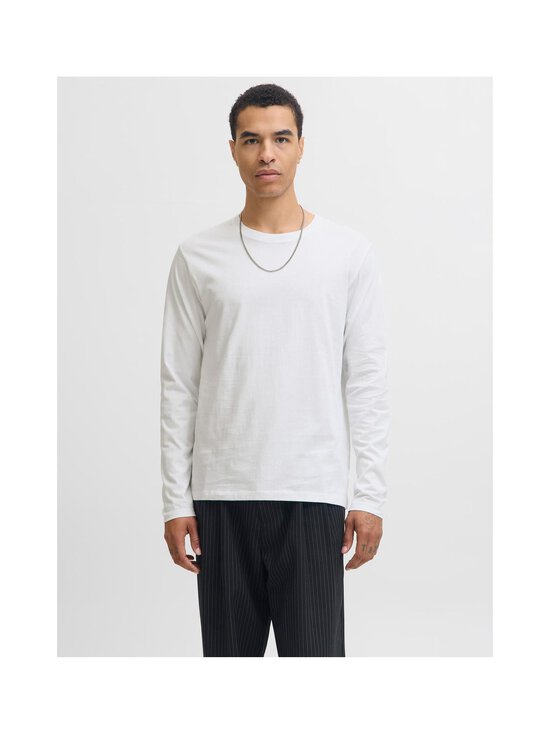 Jack & Jones - JjeOrganic Basic trikotāžas krekls - WHITE | Stockmann - photo 5