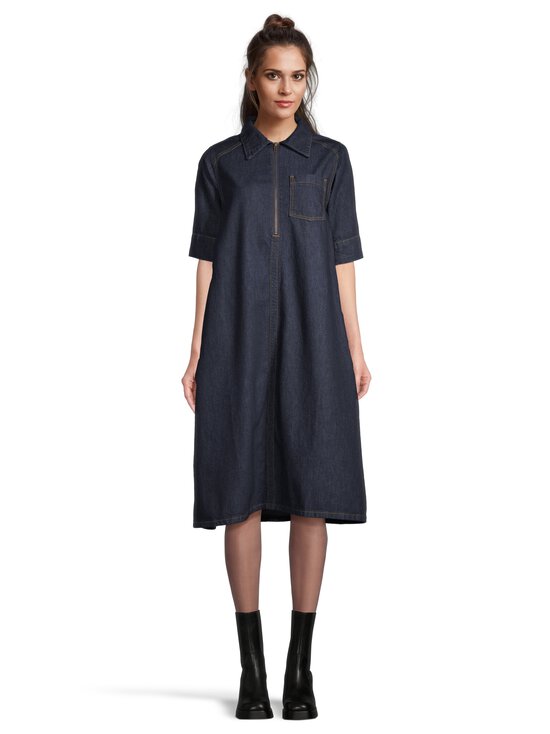 MY ESSENTIAL WARDROBE - MaloMW-pitkä mekko - 120 DARK BLUE UN-WASH | Stockmann - photo 2