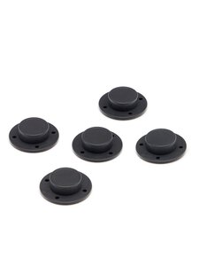 Kave Home - Litto-hyllynjalat 5 kpl musta - BLACK | Stockmann