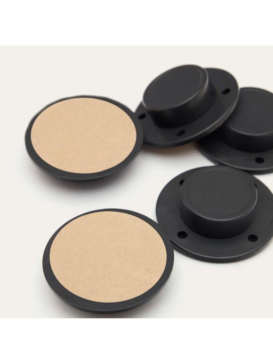 Kave Home - Litto-hyllynjalat 5 kpl musta - BLACK | Stockmann - photo 2