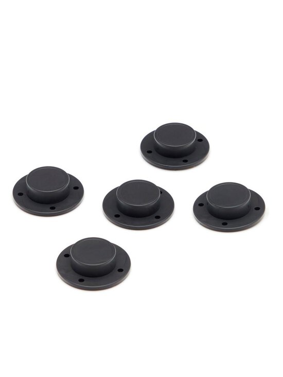 Kave Home - Litto-hyllynjalat 5 kpl musta - BLACK | Stockmann - photo 1