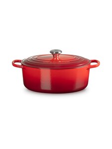 Le Creuset - Signature pot, oval 6.3 l - PUNAINEN | Stockmann