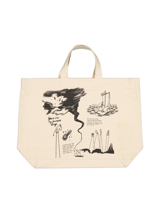 Rue de Tokyo - Alivia Moomin -puuvillakassi - OFF WHITE - photo 2 Rue de Tokyo - Alivia Moomin -puuvillakassi - OFF WHITE | Stockmann - photo 2