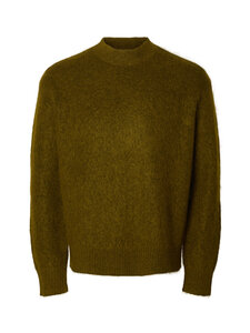 Selected - Kudum SlmMeis Crew Neck - FIR GREEN | Stockmann