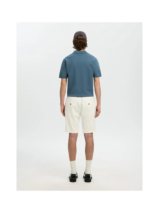 Selected - Slmregular Brody -puuvillasekoiteshortsit - CLOUD DANCER | Stockmann - photo 4